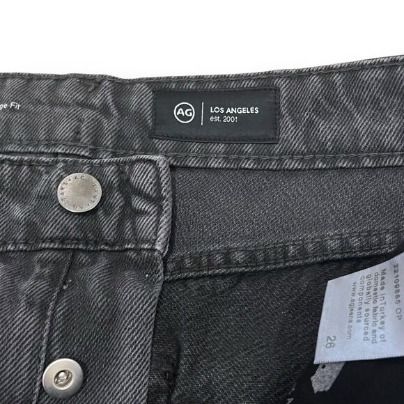 NWT AG Jeans Alexxis Vintage High-Rise Straight in 90s Faded Black Size 26 $225 - Picture 7 of 13